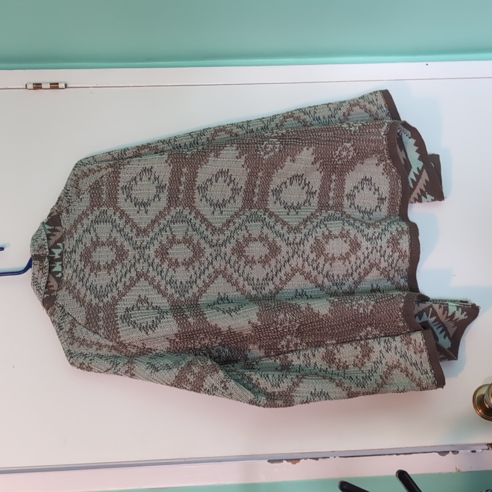 Retrod Neutral Patterned Cardigan - Picture 3 of 3